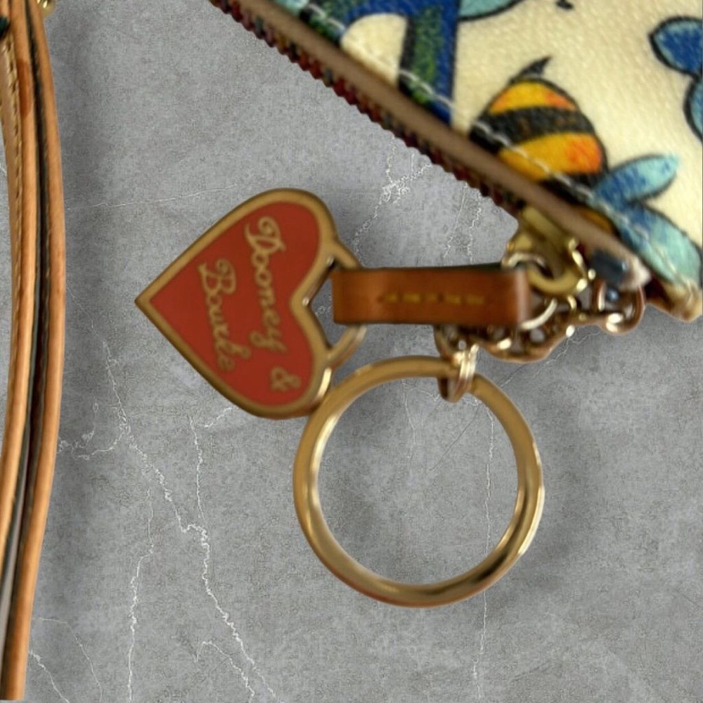 Dooney & Bourke Bumble Bee Medium Wristlet - Picture 4 of 10